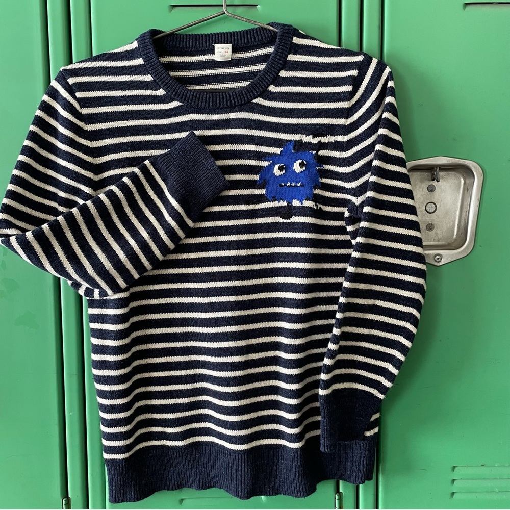 J Crew Crewcuts Monster Sweater Sz 14
